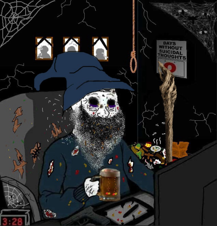 depressed wizard