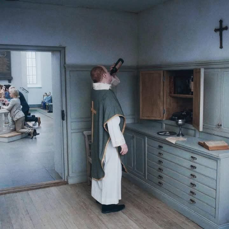 drunk priest