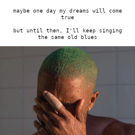 frank ocean blues