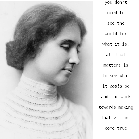 helen keller and quote
