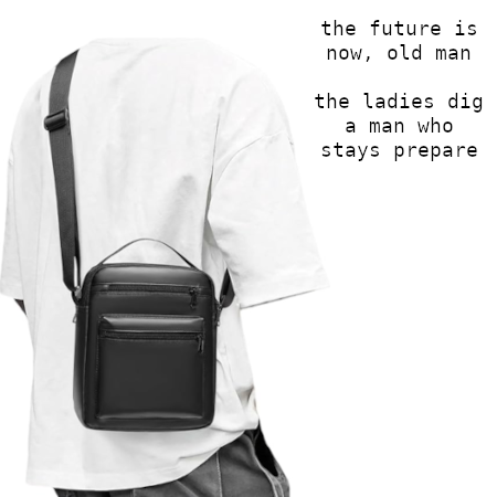 man purse